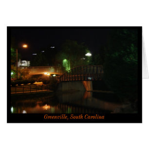 Cartão Greenville na noite