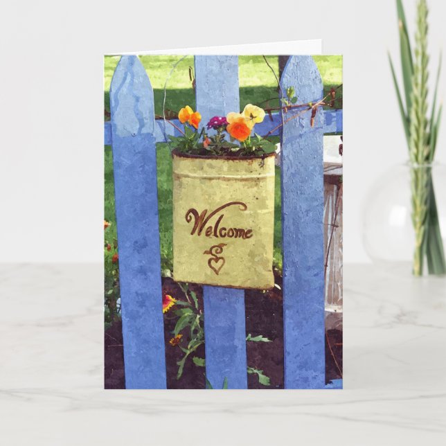 CARTÃO GREETING: Bem-vindo "New Home"_ Card (Frente)