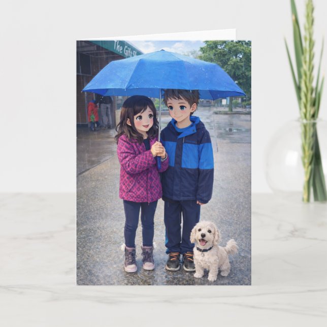 Cartão Greeting Card - First Love (Frente)