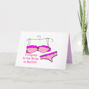 Cartão Greeting Card for Bride To Be