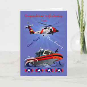 Cartão Greeting Card  for Coastguard Graduate