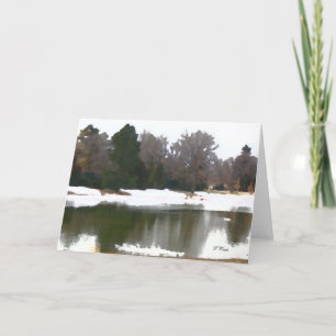Cartão Greeting Card, Lake Reflections - all occasion