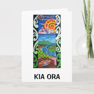 Cartão Greeting Card - NZ- Kiaora - Arohanui
