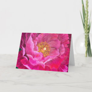 Cartão Greeting Card Pink Cactus Rose