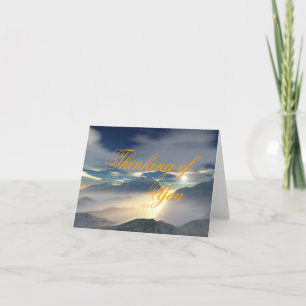 Cartão Greeting Card: Thinking of You (Blank)