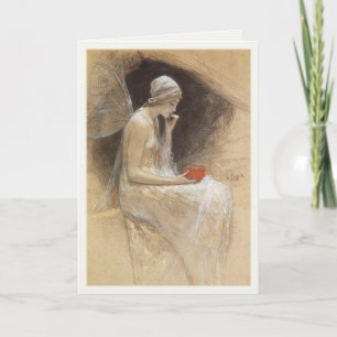 Cartão Greeting Card With Nikolaos Gyziz Painting