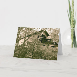 CARTÃO GREETING CARDS COVERED BRIDGE VERMONT