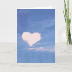 CARTÃO GREETING: Cloud Heart_ Card