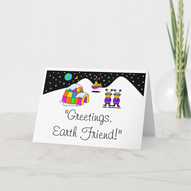 CARTÃO GREETINGS, AMIGO DA TERRA! (Frente)