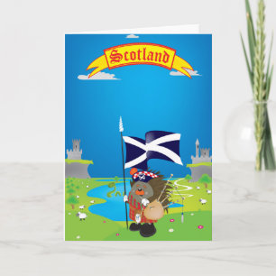 Cartão Greetings from Scotland