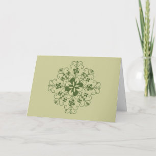 Cartão Greetting card with Latvian sun design