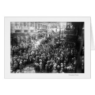 Cartão Greve de Atores na Rua 45 em Nova York