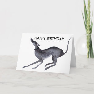 CARTÃO GREYHOUND HAPPY BIRTHDAY