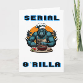Cartão G'rilla Mestre Churrasco Serial Grillador Diversão