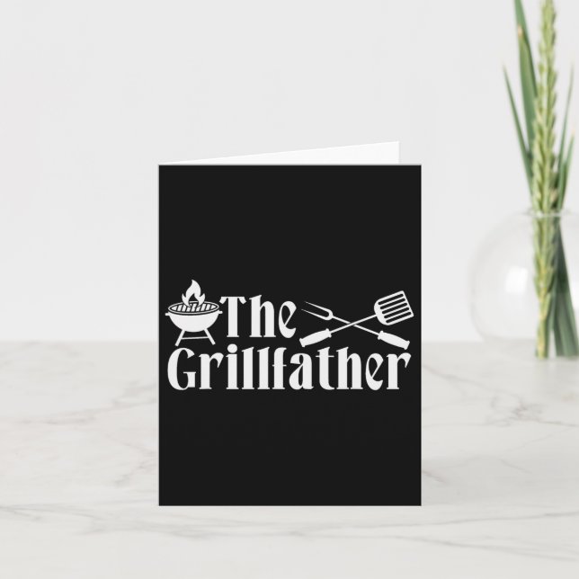 Cartão Grilldad - Dia de os pais Presente - Engraçado (Frente)
