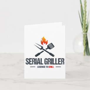 Cartão Griller Churrasco Grillmaster Funny Grill