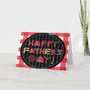 Cartão Grilling Father's Day Greeting Cards