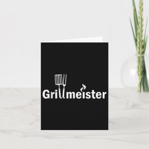 Cartão Grillmeister Grillmaster, Churrasco, Griling
