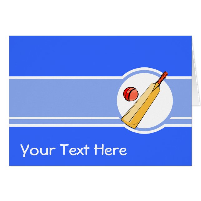 Cartão Grilo; azul (Frente Horizontal)