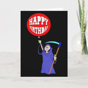 Cartão Grim Reaper Birthday