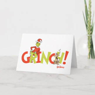 Cartão Grinch! Character Logo Graphic