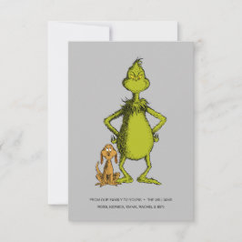 Cartão Grinch | Max & Posição do Grinch