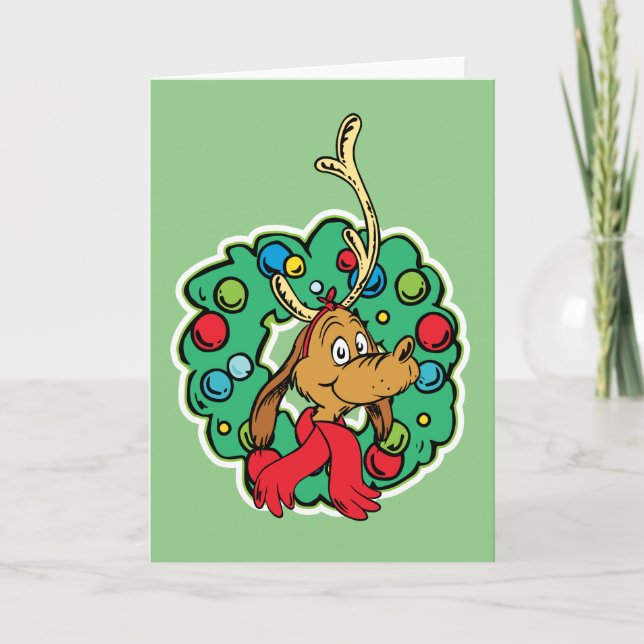 Cartão Grinch | Máximo Grinalda de Natal (Frente)