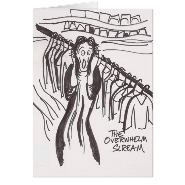 Cartão Gritar da desordem (Frente)