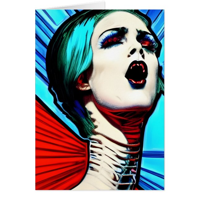 Cartão Gritar Todas as Ocasiões Saudação (Frente)