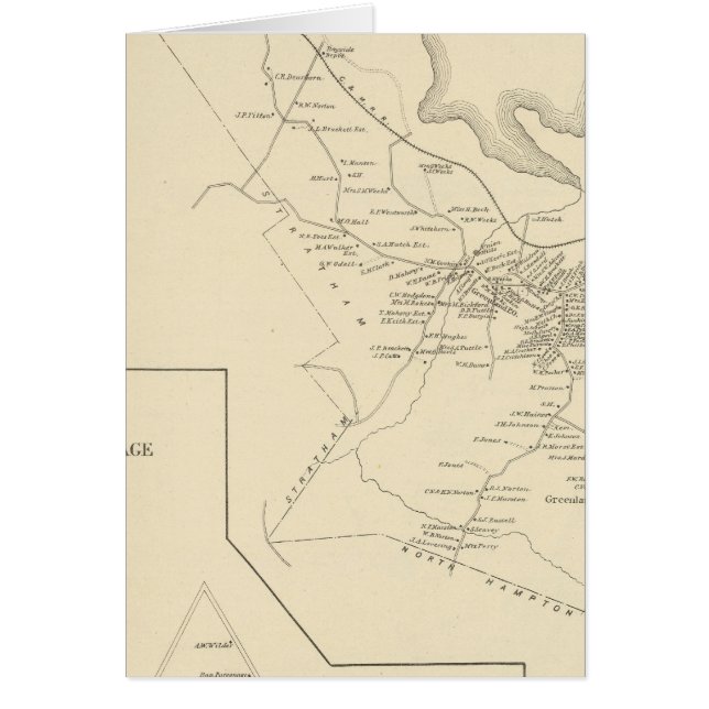 Cartão Groenlândia, Rockingham Co (Frente)