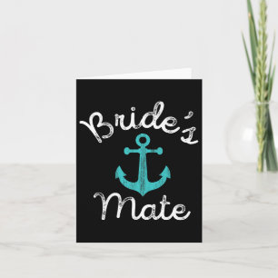 Cartão Groom de Bachelorette Náutica Bridesmaid Gift Br