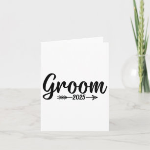 Cartão Groom Est. noivado Casado 2025