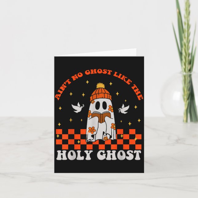 Cartão Groovy Ain’t No Ghost Like The Holy Christian Hall (Frente)