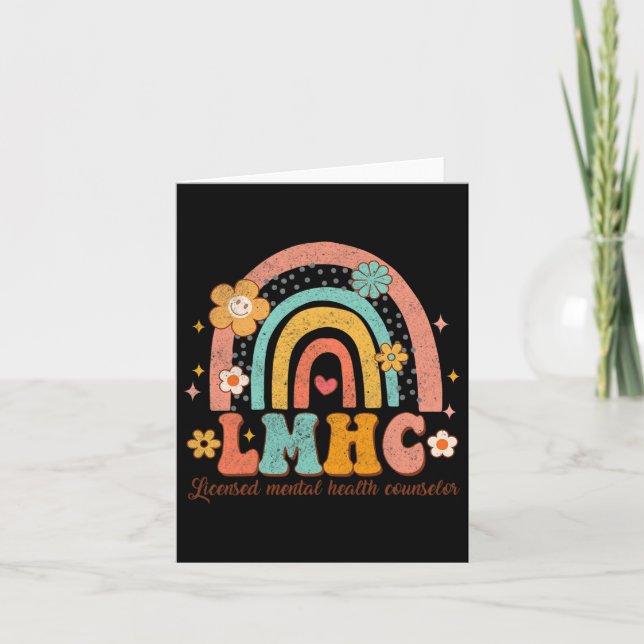Cartão Groovy, Conselheiro de Saúde Mental Licenciado (Frente)