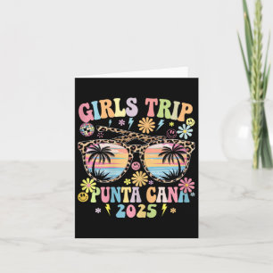 Cartão Groovy Girls Trip Punta Cana 2025 Matching Summer