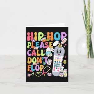 Cartão Groovy Hip Hop Por Favor Ligue Não Decepte Cna Pct