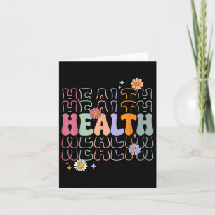 Cartão Groovy Mental Health S Human Brain Illness Awarene