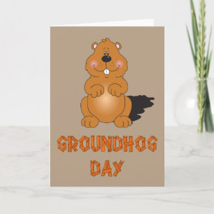 CARTÃO GROUNDHOG DAY GREETING CARD