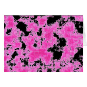 Cartão Grunge cor-de-rosa