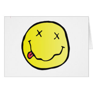 Cartão grunge emoji