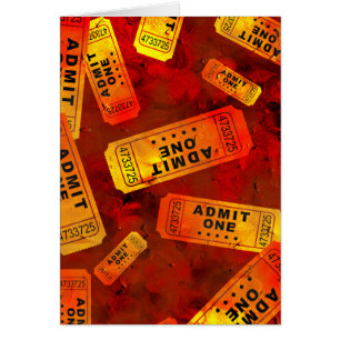 Cartão Grunge Tickets