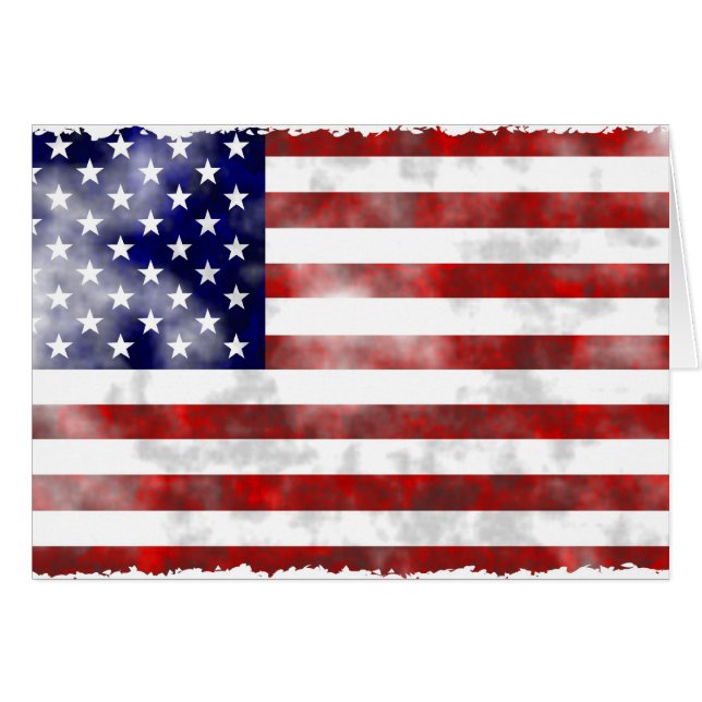 Cartão Grunge Usa (Frente Horizontal)