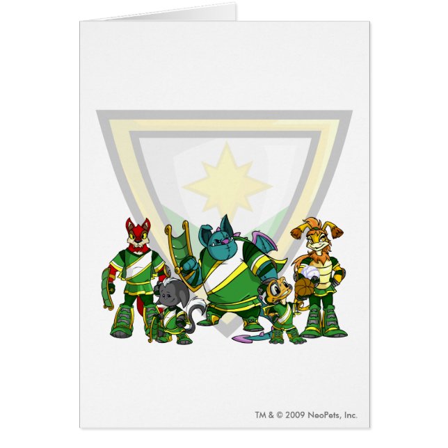 Cartão Grupo de Brightvale da equipe (Frente)