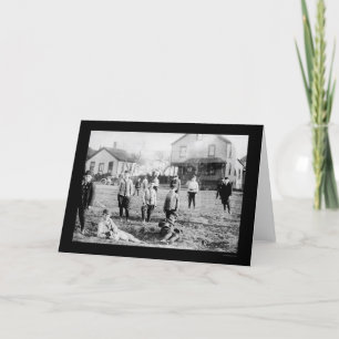 Cartão Grupo dos meninos em Cleveland, OH 1911