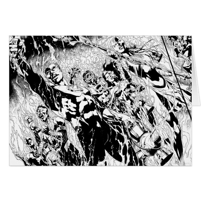 Cartão Grupo Lanterna Verde (Frente Horizontal)