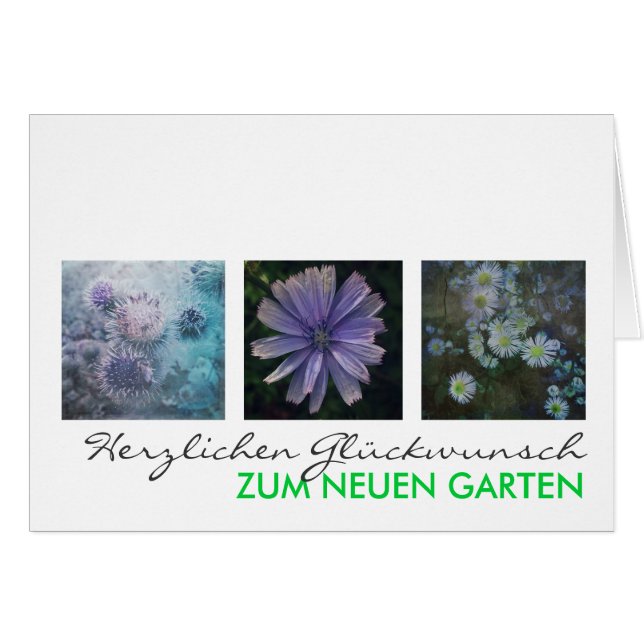 Cartão Grußkarte mit ihren Fotos (Frente Horizontal)