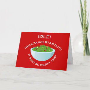 Cartão Guacamole Day