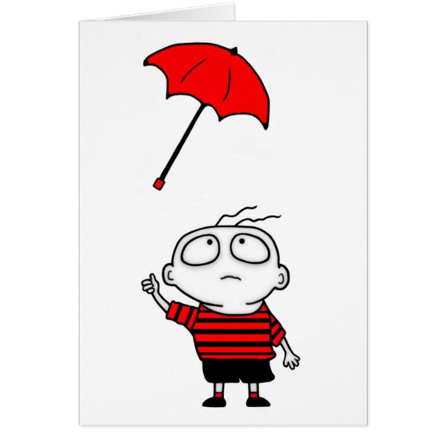 Cartão Guarda-chuvas (Frente)