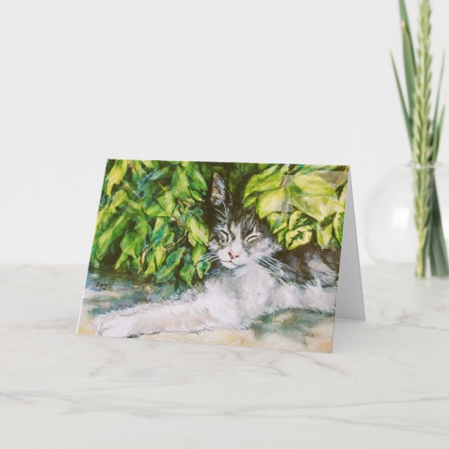 Cartão Guarda de Gatos (Frente)