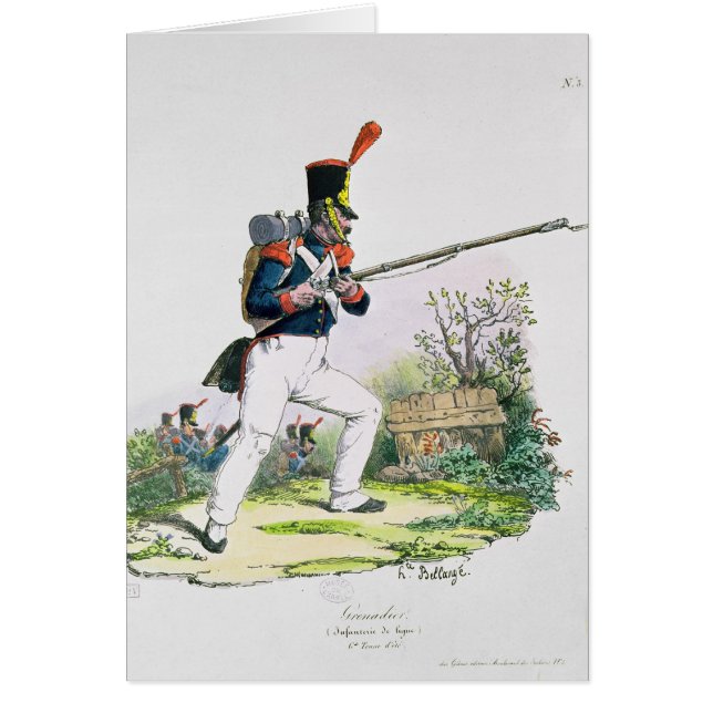 Cartão Guarda do granadeiro (Frente)